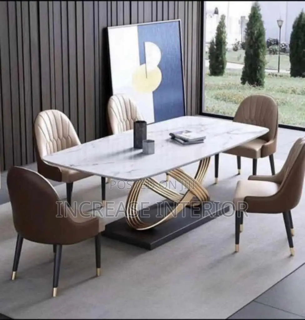 High Quality Imported Luxury Marble Dining Sets
