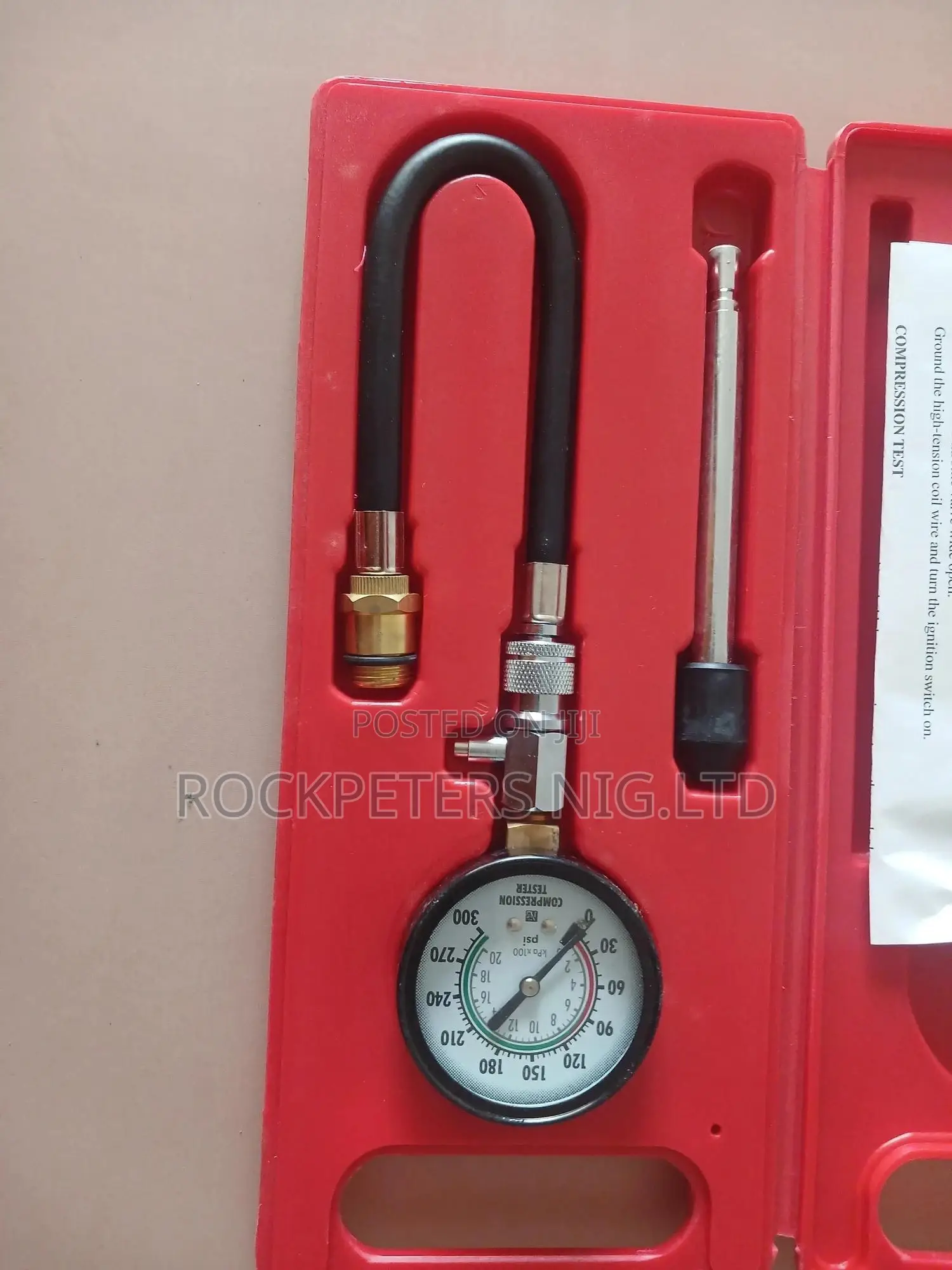 Compression Tester With Quick Disconnect
