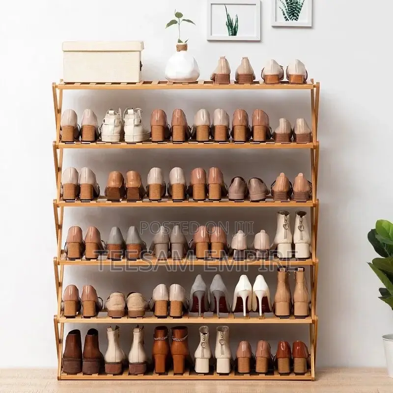 Multilayered Bamboo Shoe Rack
