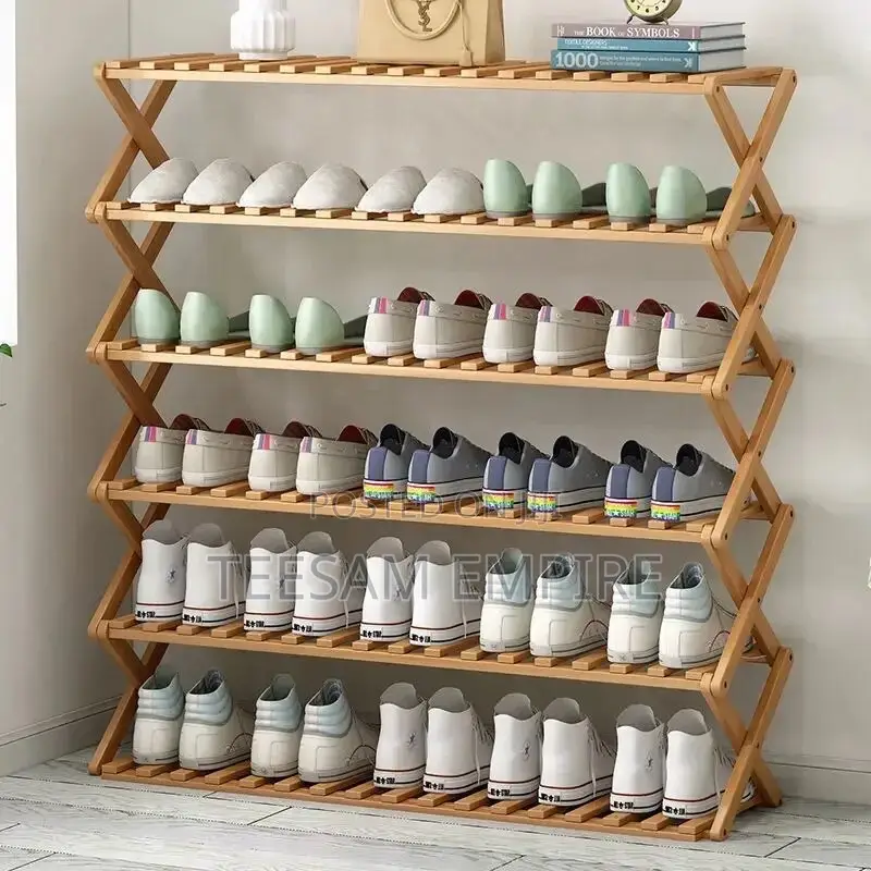 Multilayered Bamboo Shoe Rack