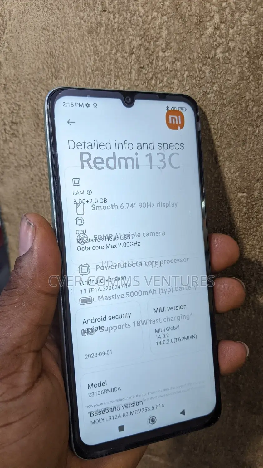 Xiaomi Redmi 13C 256 GB Green