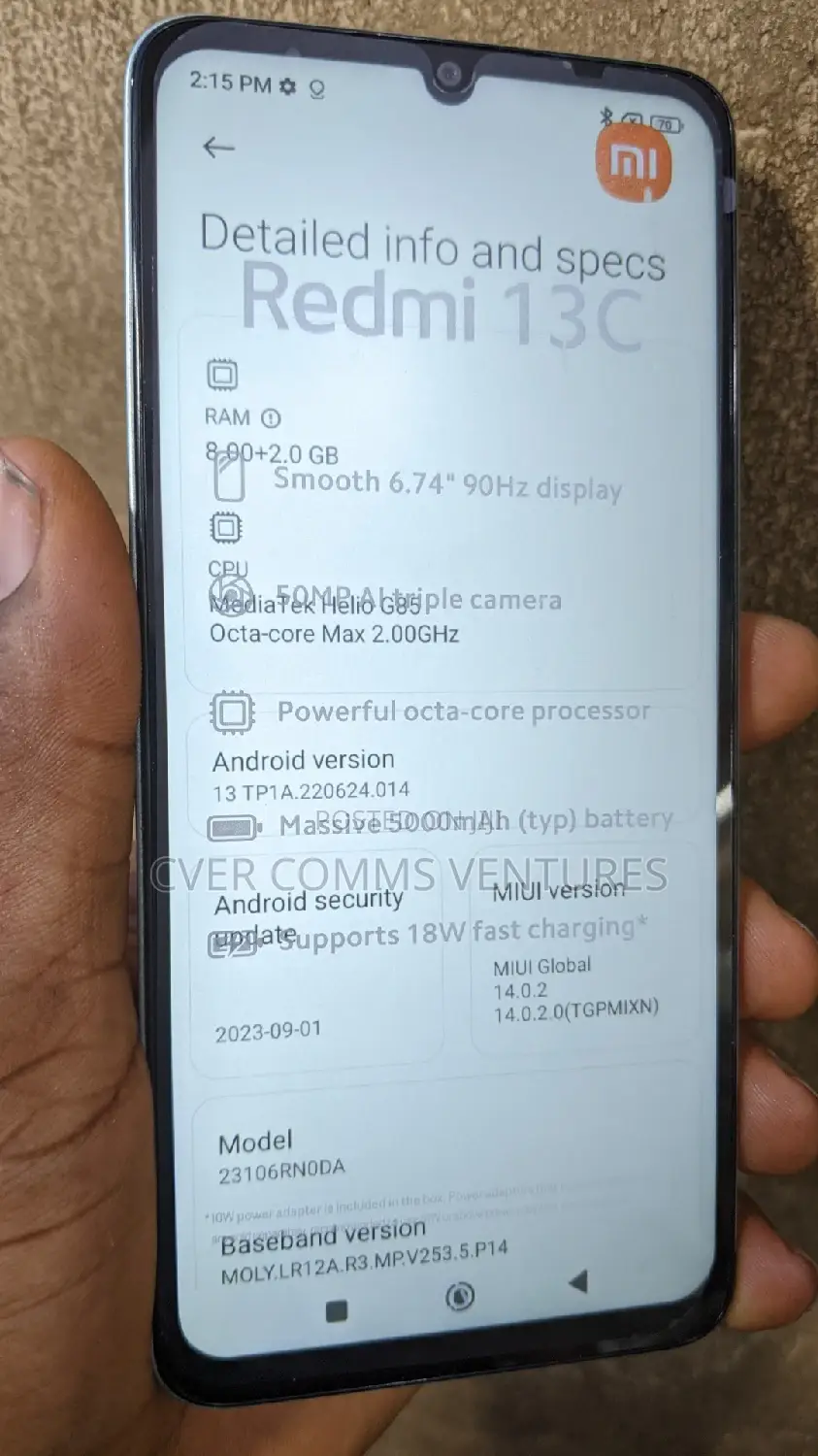 Xiaomi Redmi 13C 256 GB Green
