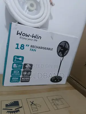 Brand New Wow Win 17.2 Inches Rechargeable Fan