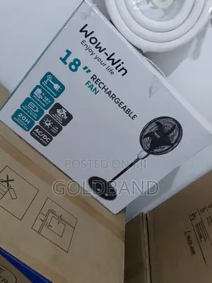 Efficient Wow Win 17.2 Inches Rechargeable Fan