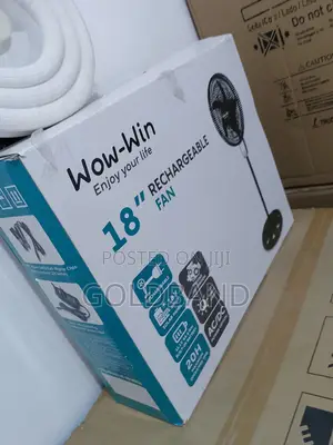 17.2 Inches Wow Win Rechargeable Fan