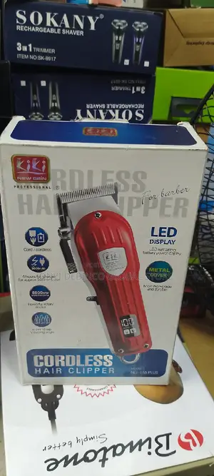Kiki Rechargeable Cordless Metal Clipper Percentage Display
