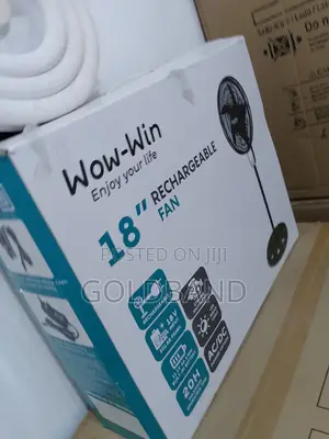 New 17.2 Inches Wow Win Rechargeable Fan