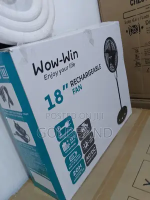 Durable 17.2 Inches Wow Win Rechargeable Fan