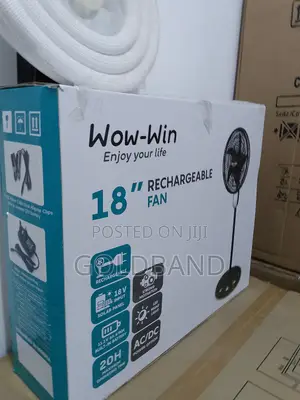 Efficient 17.2 Inches Wow Win Rechargeable Fan
