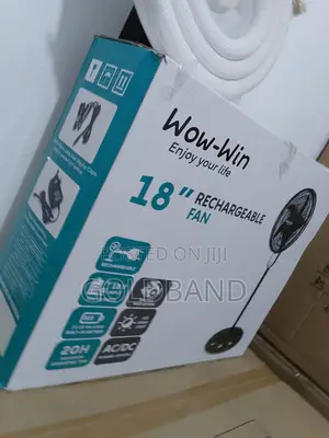New Durable 17.2 Inches Wow Win Rechargeable Fan