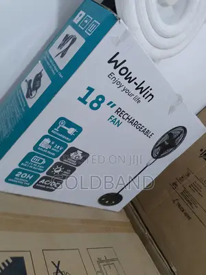 New Efficient 17.2 Inches Wow Win Rechargeable Fan