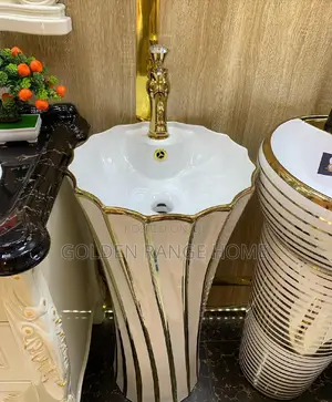 White Gold Free Standing Basin