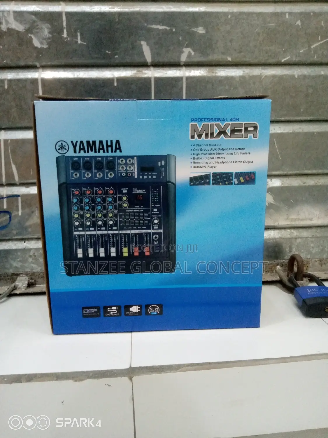 4 Channel Powered Mixer