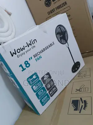 Best 17.2 Inches Wow Win Rechargeable Fan