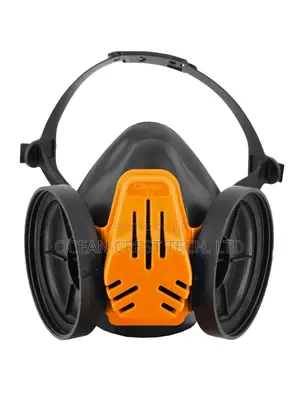 Respiratory Half Mask. Rubber For 2 Filters