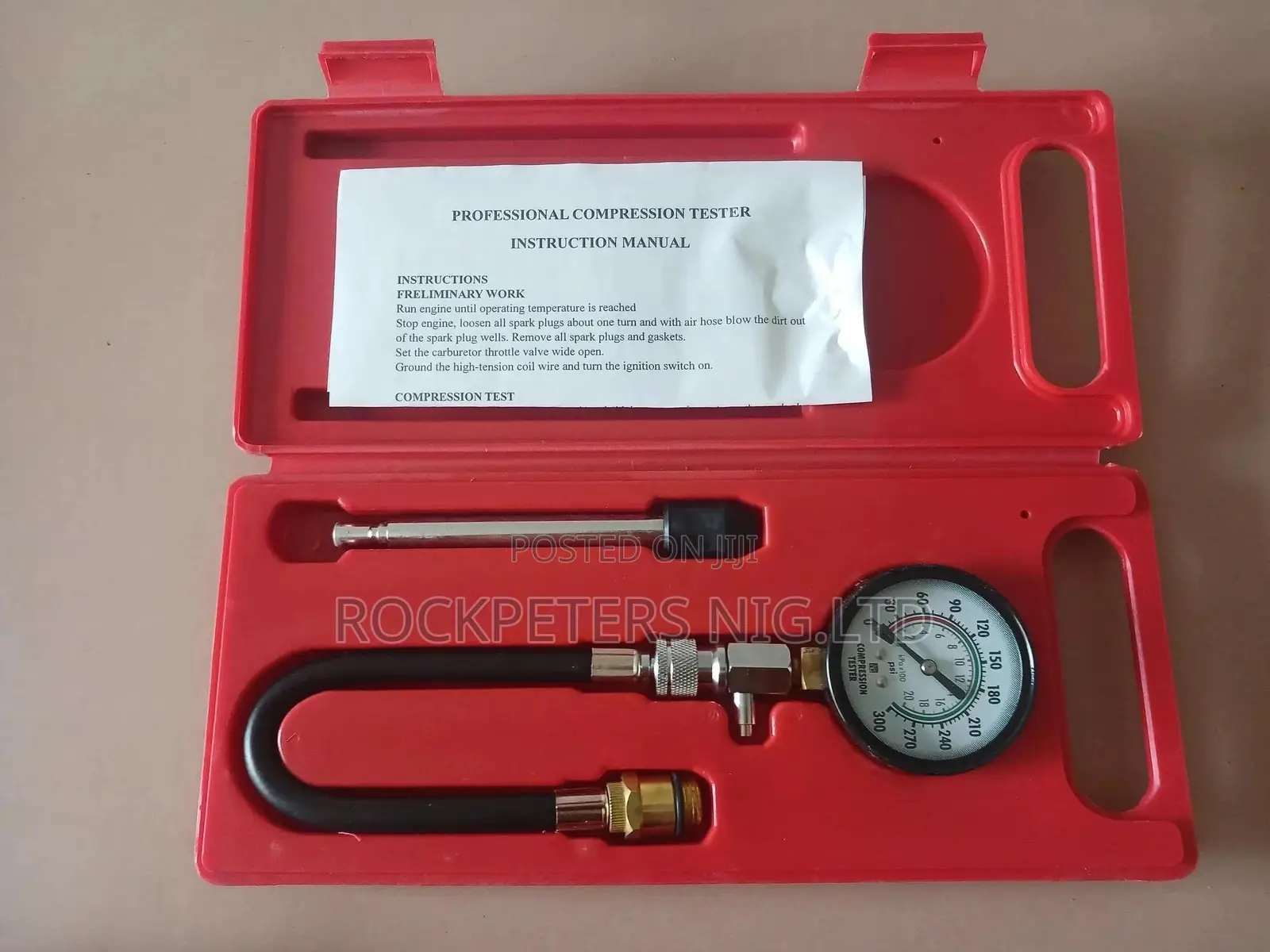 Compression Tester With Quick Disconnect