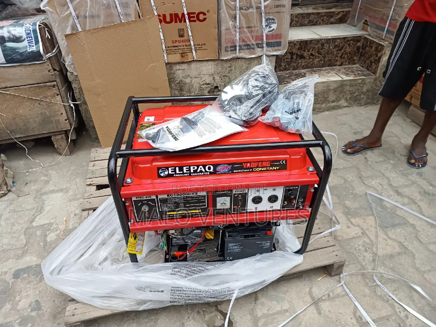8kva Elepaq Constant Key Start Original Generator