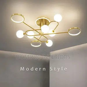 Nordic Luxury Design Gold Ceiling Lights