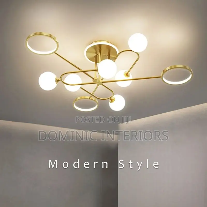 Nordic Luxury Design Gold Ceiling Lights