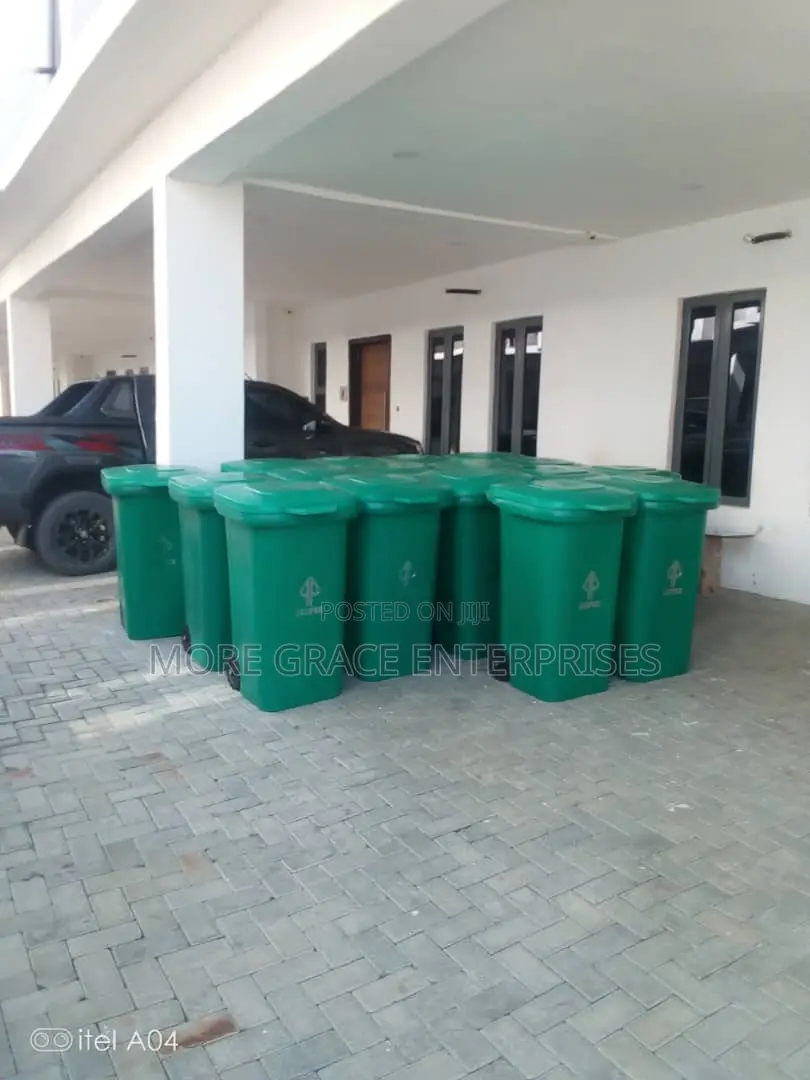 Geepee Rubber Bin/Wheeler 240 L