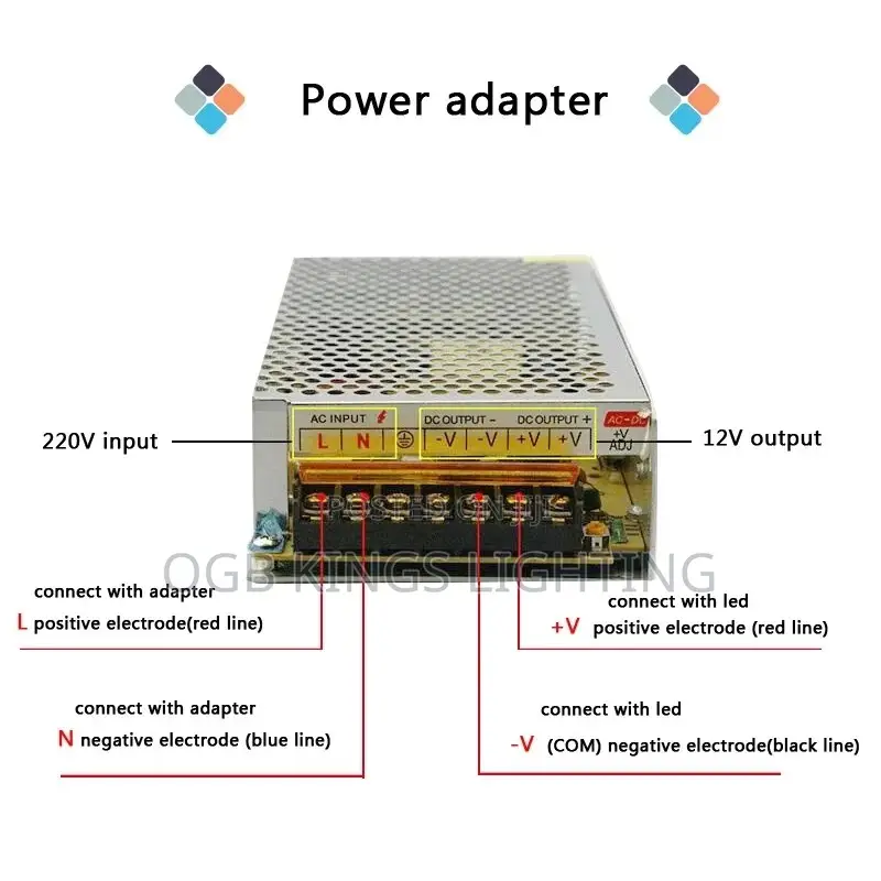 12v Dc Power Supply Unit 1A2A3A4A5A Transformer