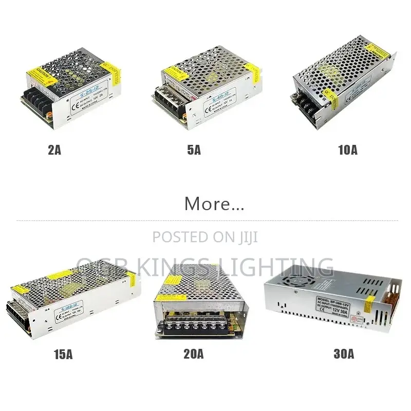 12v Dc Power Supply Unit 1A2A3A4A5A Transformer