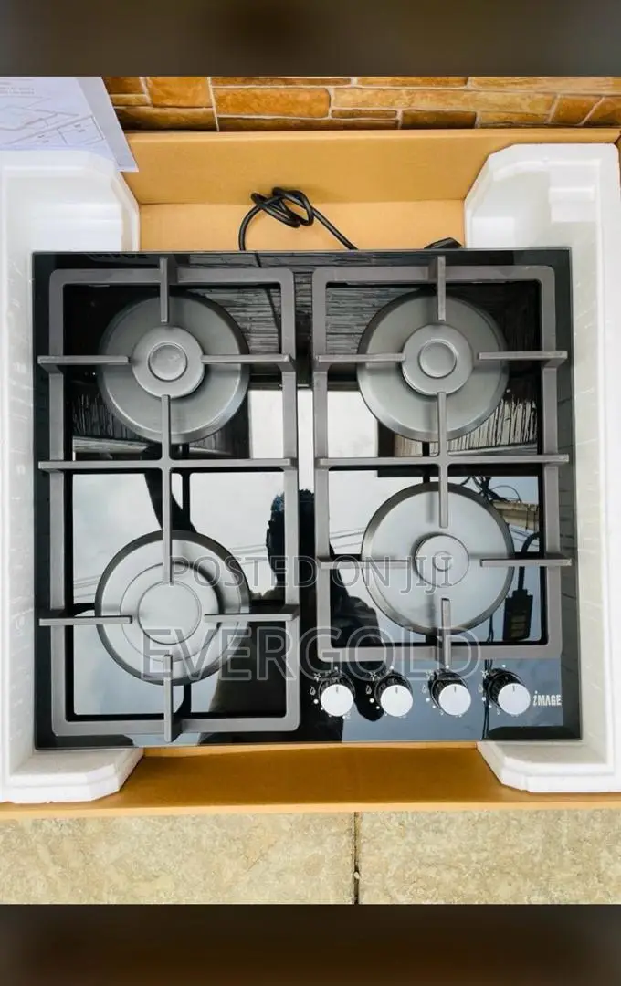 4 Burner Cooker Hob All Gas With Automatic Ignition