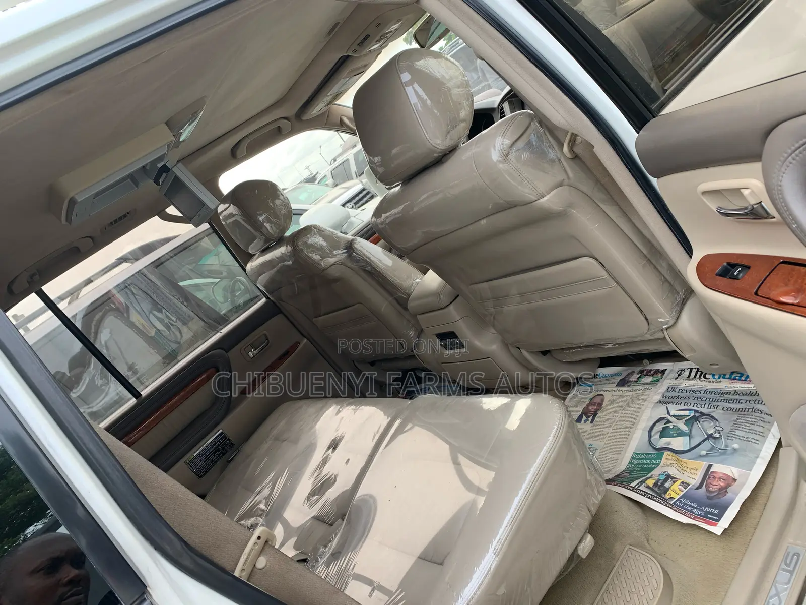 Lexus LX 470 Sport Utility 2006 White