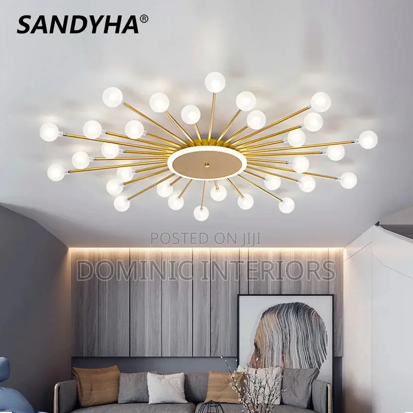 Decorative Led Glass Chandelier
