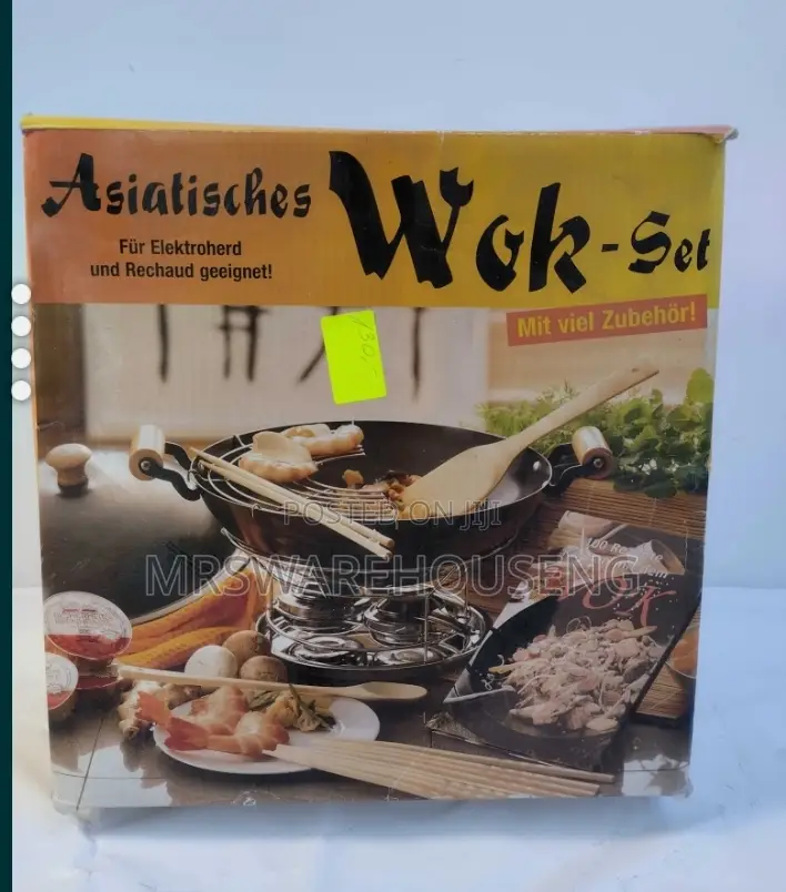 Wok-Set for Asian Cuisine