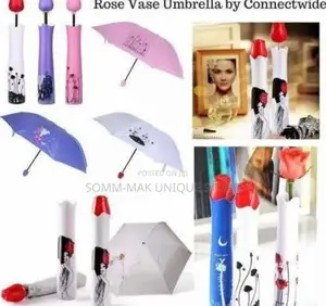 Wine Bottle/ Rose Shaped Umbrella
