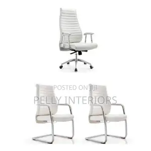 Executive Office Chair With 2 Visitors Chair