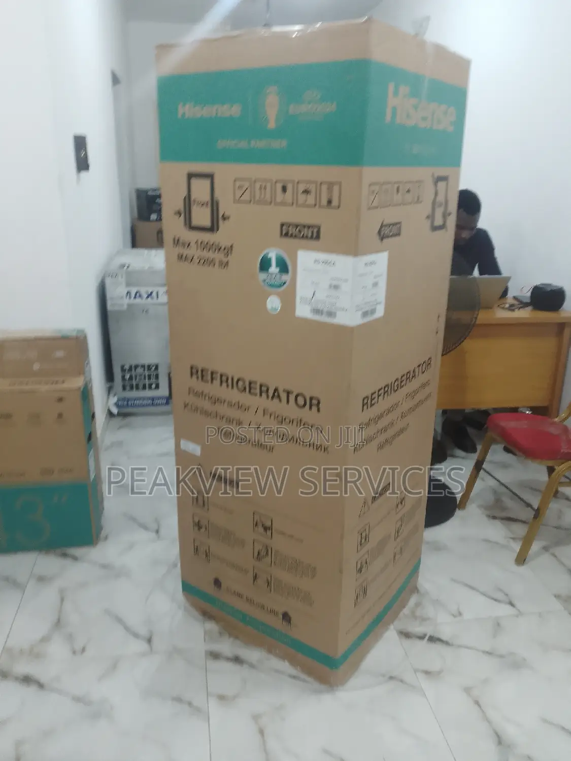 Super Quiet Hisense Double Door Bottom Freezer Refrigerator