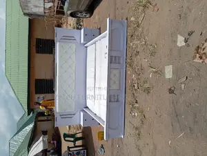 Standard 6x6 White Bedframe Cabinet