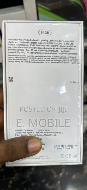 New Apple iPhone 11 64 GB White