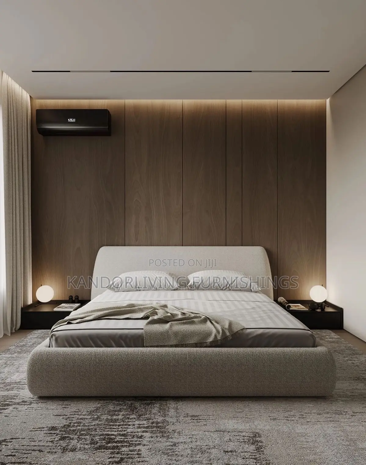 6 by 6 Padded Bed Frame