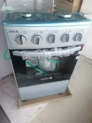 Scanfrost 4 Gas Cooker 50 X 50 With Oven Standing Gas 5401s