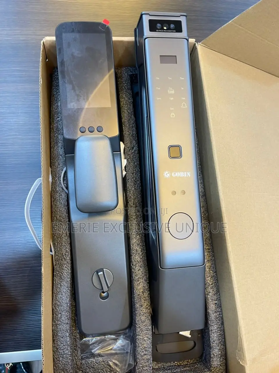 Smarthandle,Ft:Fingerprint Smartcard Wifi Camera Eye Sensor