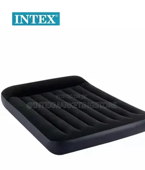 Intex Inflatable Double Size Pillow Airbed With Hand Pump