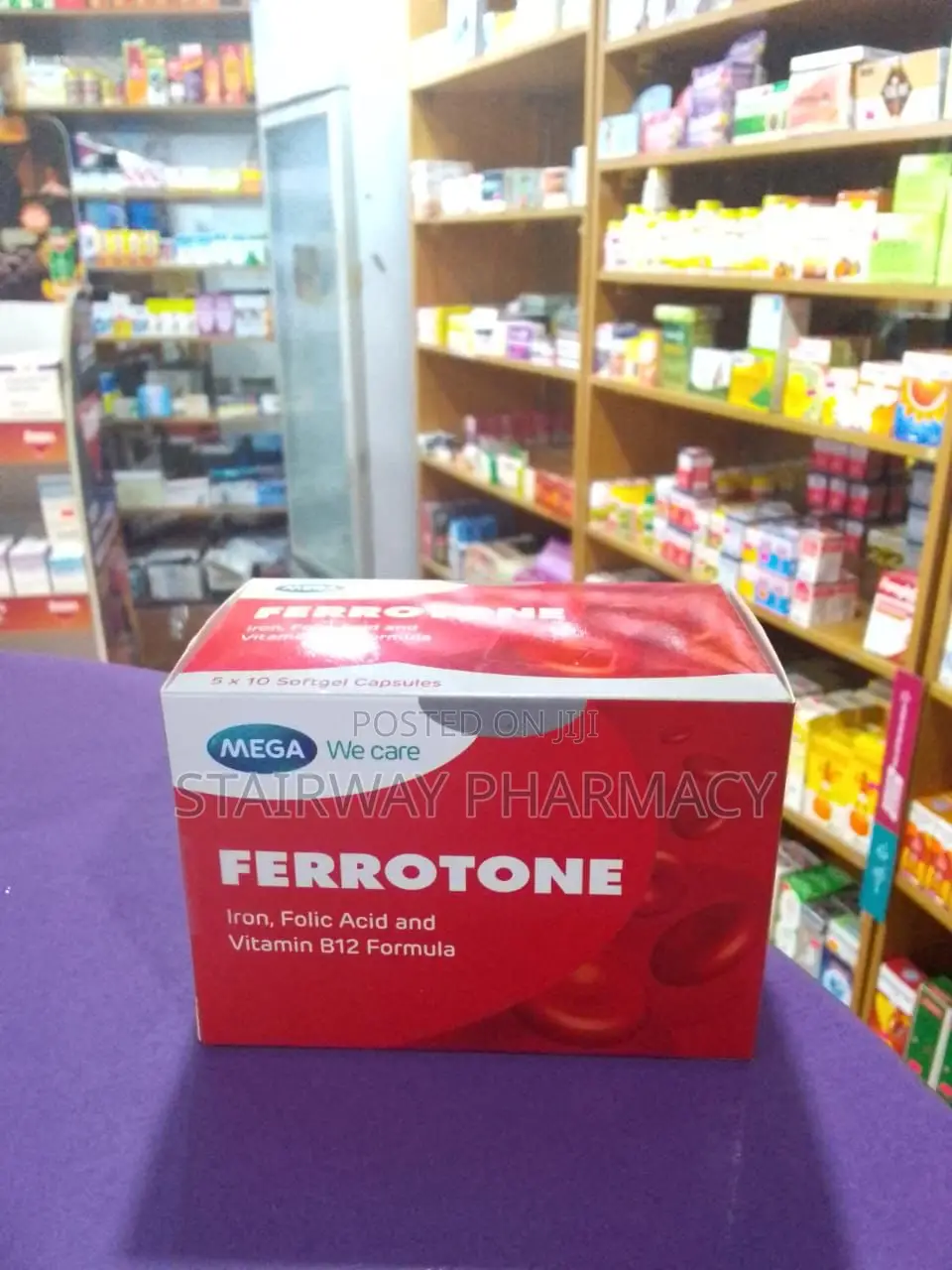 Ferrotone Iron, Folic Acid And Vit B12 Caps