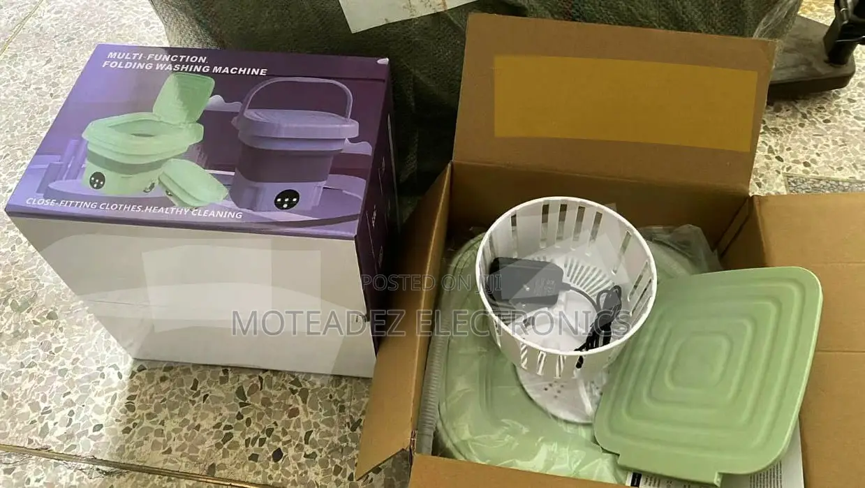 Mini Foldable Single Tub Automatic Washing Machine With Spin