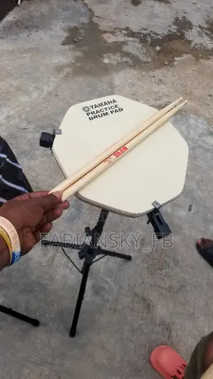 Original Professional Yamaha Practice Drum Pad With Stand