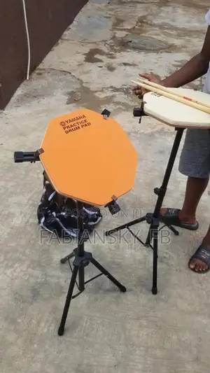 Original Professional Yamaha Practice Drum Pad With Stand