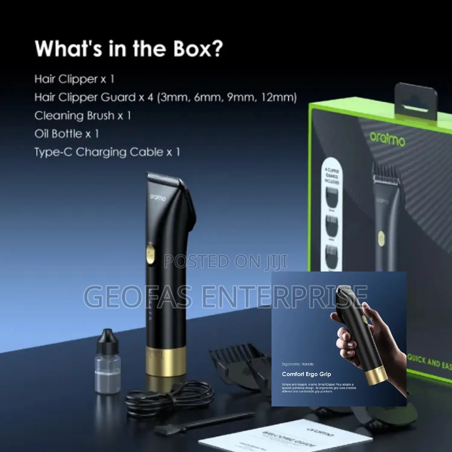 Oraimo Powerful Rotary Motor Smart Plus Hair Clipper