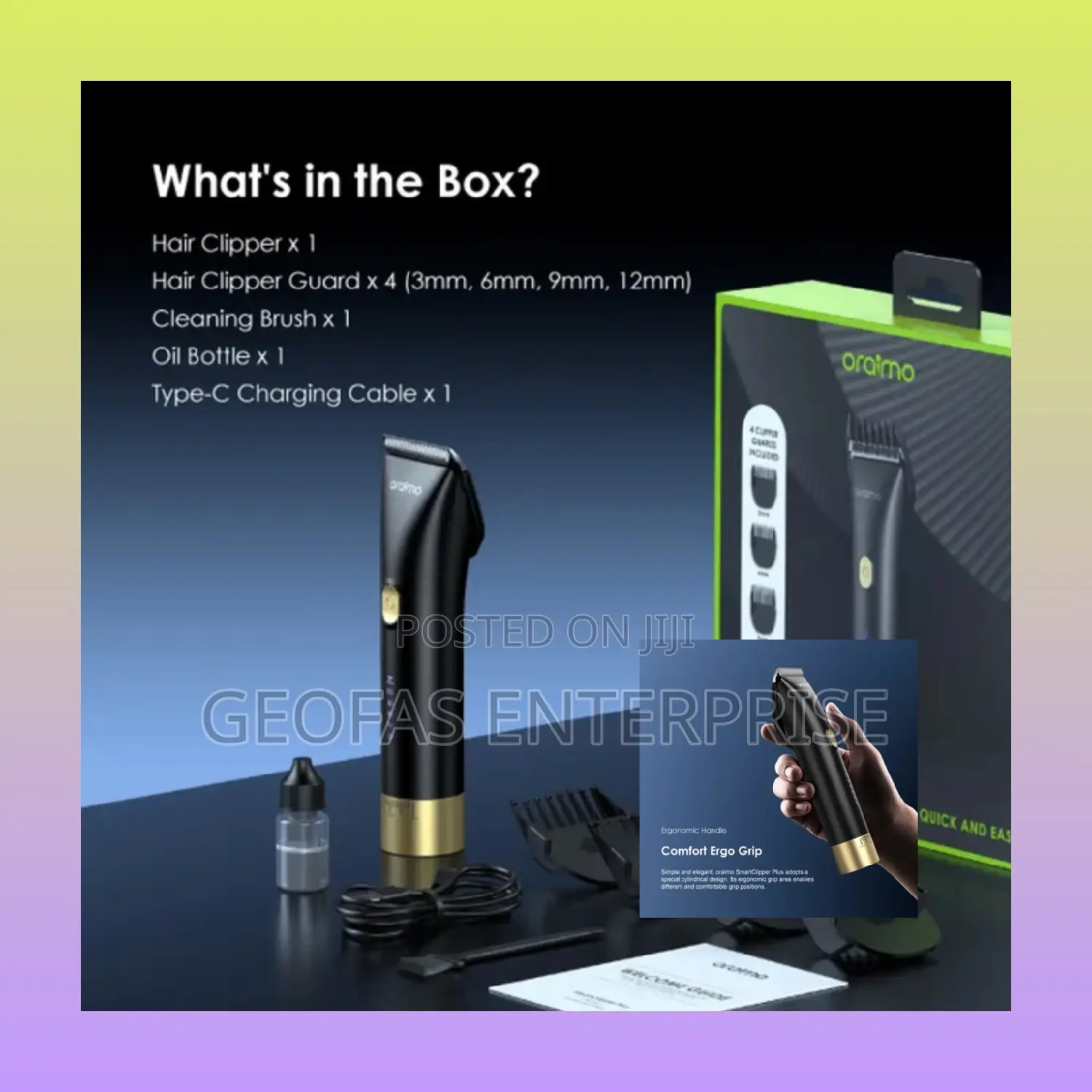 Oraimo Powerful Rotary Motor Smart Plus Hair Clipper