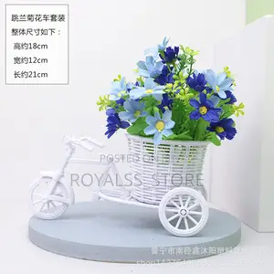 Artificial Bicycle Flower Home Decor
