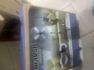 Brand New Duravolt Solar Standing Fan