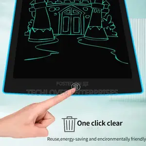8.5-Inch LCD Writing Board for Kids (Black, White)