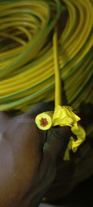 35mm Single Flexible Green and Yellow Earth Wire