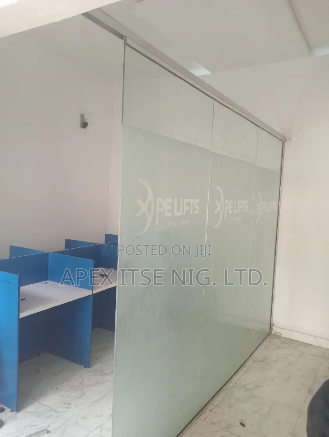 Glass Partitioning.